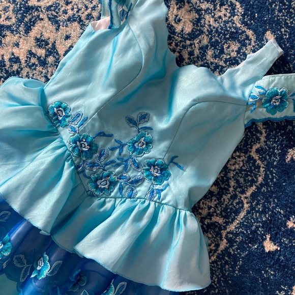 💙 Beautiful halloween  Embroidered dress 💙like brand new / - Picture 10 of 17